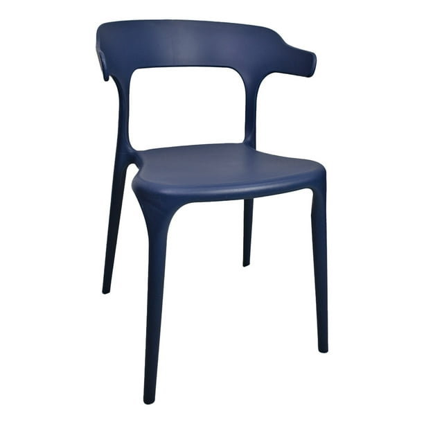 Sillas Minimalista JAUZ IMPROVEMENT 4pz Color Azul Estilo Africa A2214