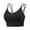 Black, variant on Womens Bras Lace Wireless Women Bras with String Quick Dry Shockproof Running Fitness Large Size Underwear White M