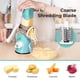 thumbnail image 2 of Rallador de queso Rotary X Home para cocina con 3 cuchillas, color azul, 2 of 8