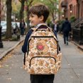 thumbnail image 3 of Yuyamidu Cute Capybara School Backpack for Boys 6-8 Years Old Kids Bookbag Girls Primary School Bag High School Backpacks with Front Pocket & Side Pockets, 3 of 8
