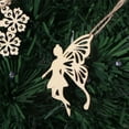 thumbnail image 3 of Miangastore 10Pcs Unfinished Angel Wing Cutouts For Craft Projects Khaki, 3 of 9
