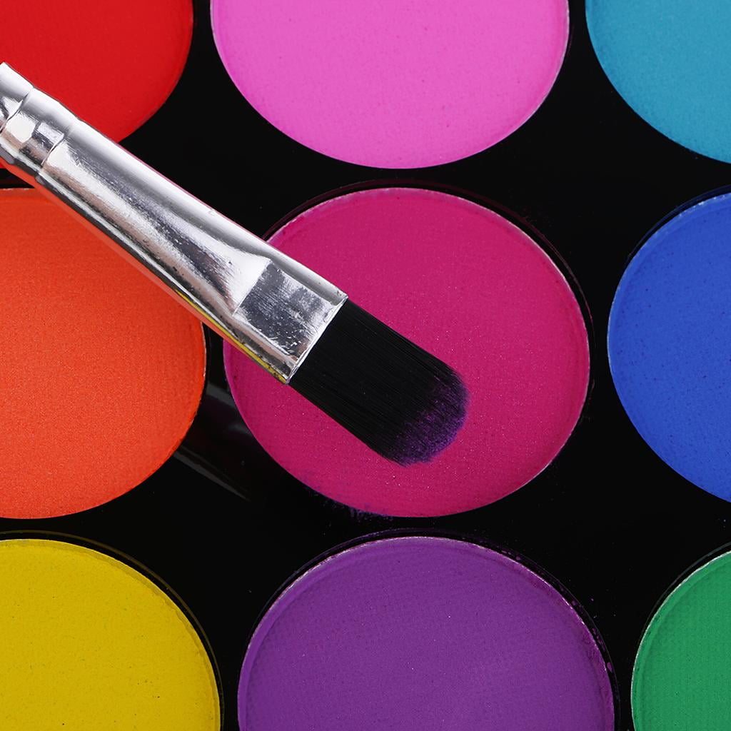 FVDPWYE Kids Face Body Paint Wooden Handle Paint Brush Sets Drawing Party Cosplay