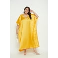 thumbnail image 6 of Oussum Plus Size Embroidered Kaftan Dresses for Women Long Solid Caftan Dress, 6 of 7