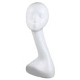thumbnail image 1 of Girl Manikin Head Model Irregular Mannequin Head Headwear Display Holder C, 1 of 8