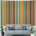 thumbnail image 4 of Orinice Stripes Fabric Colors Tapestry Wall Hanging Unique Style for Home Wall Decor Art Living Room Bedroom Apartment Farmhouse Dorm 50x40inch, 4 of 6