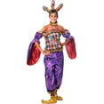 thumbnail image 2 of Sunnywood Women's Court Jester Clown Costume for Mardi Gras Parade Party, Includes Corset, Shoes, Hat and Accessories, Small/Medium, 2 of 5