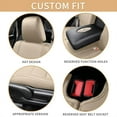 thumbnail image 7 of IKABEVEM Seat Covers Custom Fit Honda CR-V 2015 2016 Full Set Faux Leather(5 Seats, Beige), 7 of 7