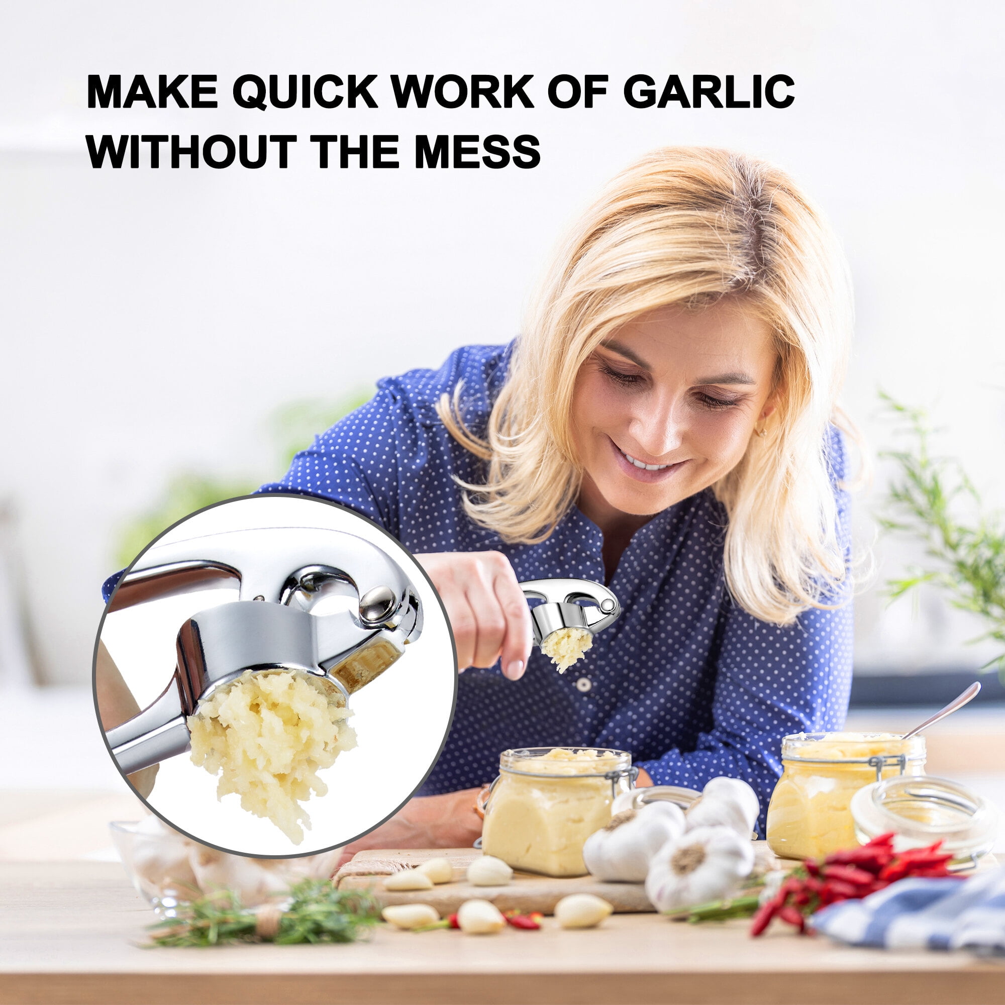 Garlic Crusher - Work