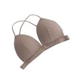 thumbnail image 3 of Sujetador inalámbrico Transpirable Hacer subir Bralette Ropa interior con hebilla frontal sexy de algodón roscado, Albaricoque kenally AP001473-08B, 3 of 7