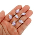 thumbnail image 4 of Uxcell Shell Pendants Faux Pearl Drops, 60 Pack Imitation Pearl Pendant for Jewelry Making, 4 of 6