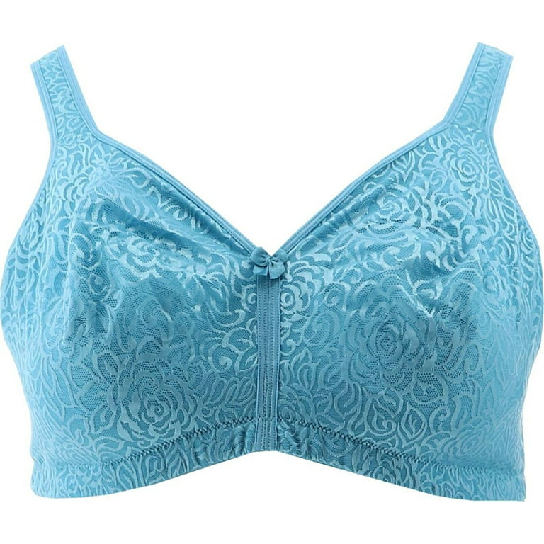 Breezies Wild Rose Seamless Wirefree Support Bra Women's A260367 