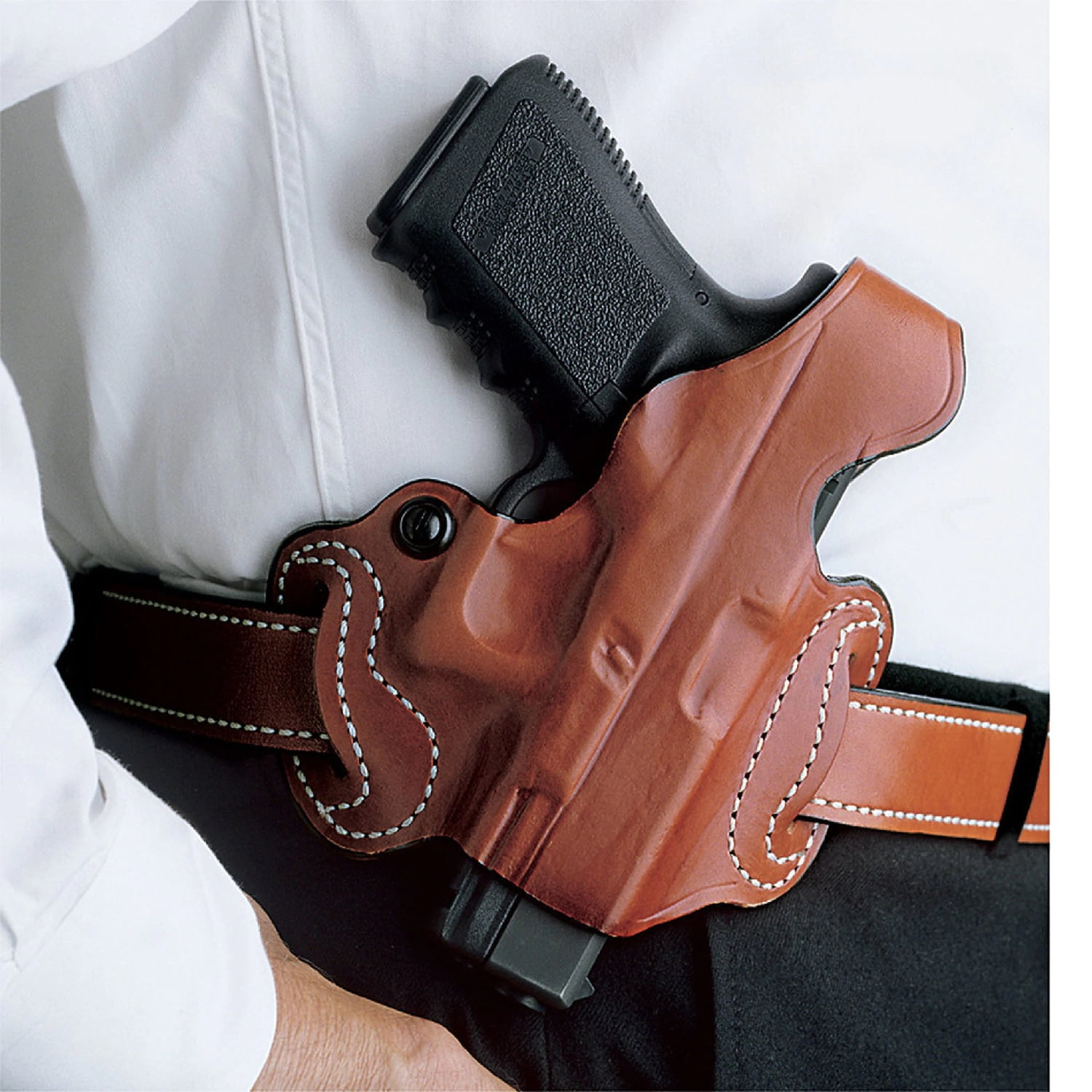 Desantis 085 Thumb Break Mini Slide Holster Tan Rh