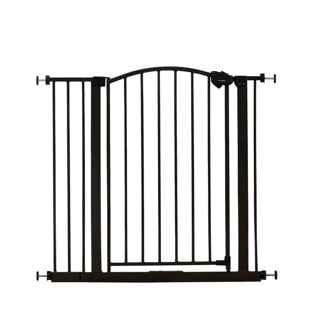 Puerta para mascotas con decoración arqueada de bronce extra ancha, 2 pulgadas de largo x 35 pulgadas de ancho x 30 pulgadas de alto