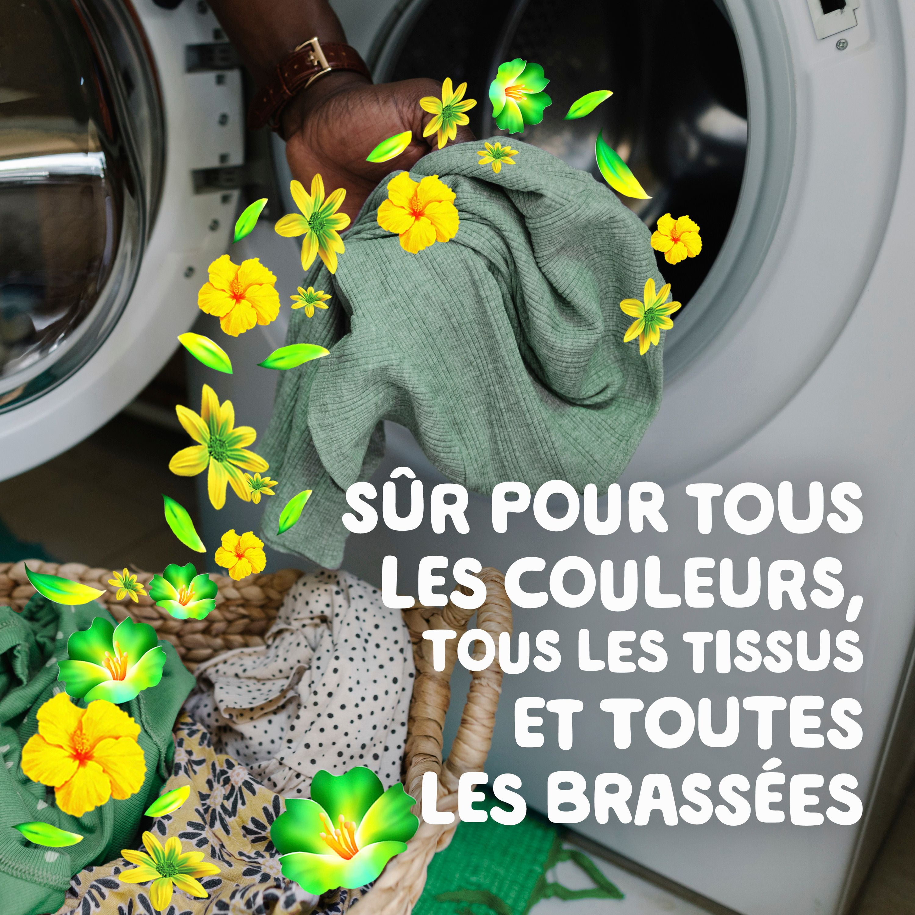 Perles de rehausseur de parfum pour lessive Gain Fireworks, Original, unité à usage unique