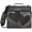 Black Hearts with Gold Glitter, variant on Zipper Binder with Shoulder Strap 2 inch 3 Ring Waterproof File Folder Organizer Bag 500 Sheet Heart with Galaxy Background