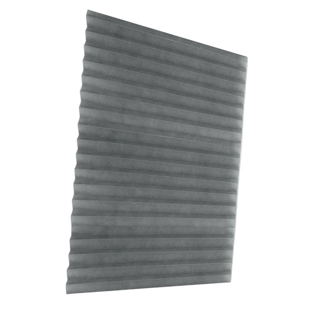 Cortinas temporales para ventanas, sin taladro, inalámbricas, con elevación, transpirables, de tela no tejida, despegables y adhesivas, para sala de Gris M