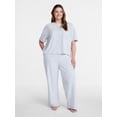 thumbnail image 2 of Joyspun Women’s Cotton Blend Sleep Lounge Pants, Sizes S-3X, 2 of 6