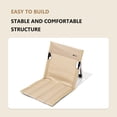 thumbnail image 2 of Silla De Ocio Silla trasera plegable Respaldo cómodo Silla Respaldo Cojín Suministros para exteriores Tmvgtek Para Estrenar, 2 of 9