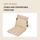 thumbnail image 2 of Silla De Ocio Silla trasera plegable Respaldo cómodo Silla Respaldo Cojín Suministros para exteriores Hugtrwg Para Estrenar, 2 of 9