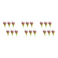 thumbnail image 4 of Plantas Artificiales Injueey Paquete de 6 Rosa Roja, 4 of 6