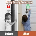 thumbnail image 3 of 4 Pack Deadbolt Child Safety Lock, Proof Cover, Door Lock for Kids, 3 of 5