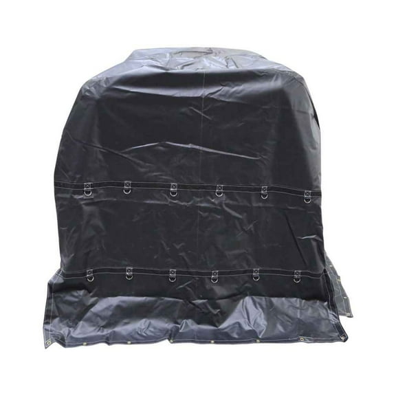 Heavy Duty Coil Tarp - 7'x7'x7' - 18 oz. Black Tarp