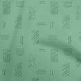 thumbnail image 1 of oneOone Georgette Viscose Sea Green Fabric Abstracts Sewing Craft Projects Fabric Prints By Yard 42 Inch Wide, 1 of 6