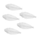 thumbnail image 5 of Kit de 5 señuelos de pesca blandos, herramientas de pesca para agua dulce, regalos prácticos y realistas. Blanco, 5 of 9