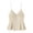 *Yellow, variant on ClodeEU Women's Pleated Spaghetti Strap Tank Top, Casual Solid Color Sleeveless Blouse for Summer Black,Womens Plus M