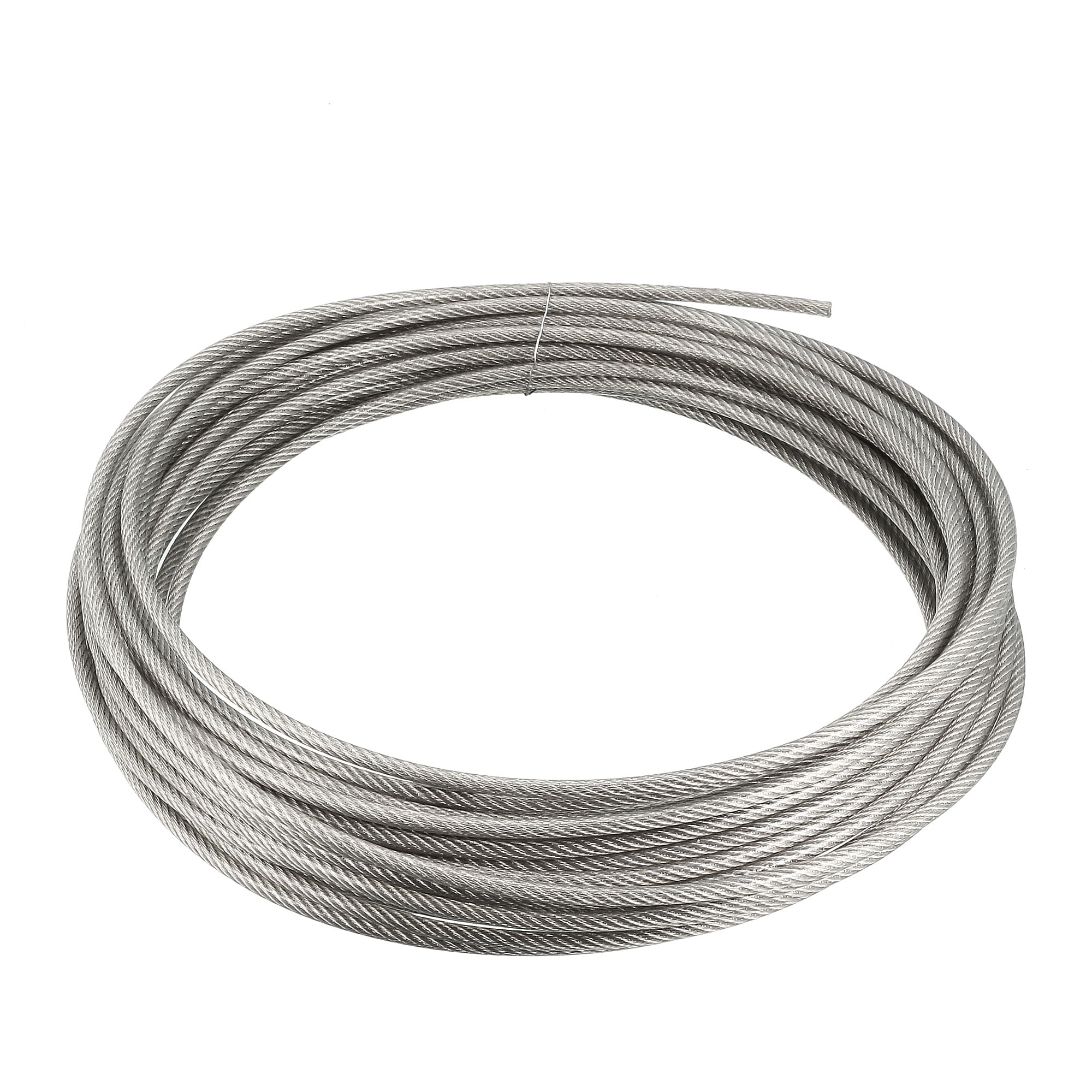 Washing lines Clear 3-4mm PVC Galvanised Wire Rope Cable gym wire cable 