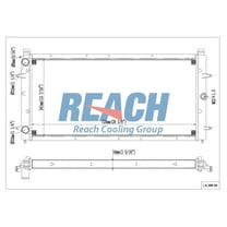 REACH 41-2098 Radiator for 04-92 Volkswagen EuroVan, Automotive Radiator Replacement Part