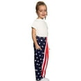 thumbnail image 5 of USA American Flag Kids Pants Patriotic Stars and Stripes Lounge Children Halloween Costume Cosplay (7/8) Multicolor, 5 of 6