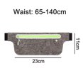 thumbnail image 2 of Ultra Slim Running Waist Pack, Lightweight bag, Water Resistant, for Workouts, Travel Activities, 2 of 5