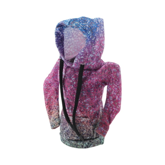 Unique Bargains Gear Shift Knob Cover Car Shift Knob Hoodie Red Polyester 6.3"x5.12" 1 Pc Digital Printing