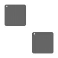 thumbnail image 2 of Decodeary Ensemble de Napperons Isolants en Silicone Tapis de Table Tapis de Cuisson Coussin de Plateau de Cuisson pour Micro-Ondes Antidérapant Résistant à la Chaleur Gris Carré 2 Pcs, 2 of 6
