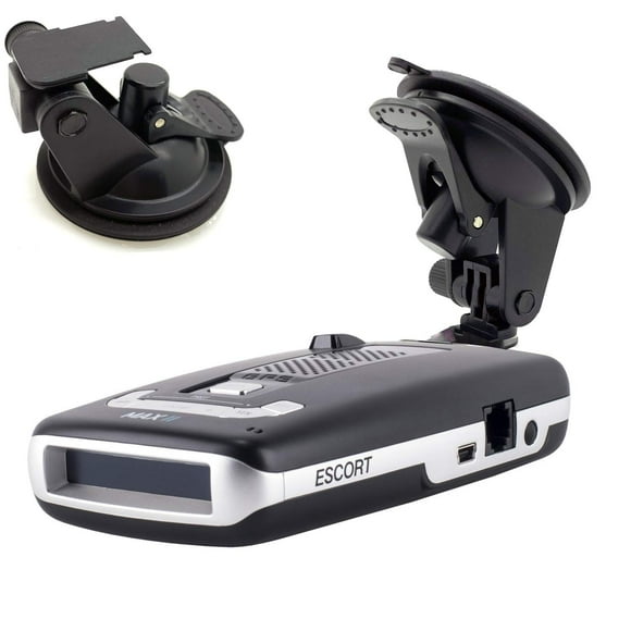 ChargerCity Super Suction Windshield Suction Cup Mount for Escort MAX / MAX 2 / Older Max360 Radar Detector from 2015-2019 w/Slide in Plate Slot only (NOT for Radar That use Magnetic Cradle)