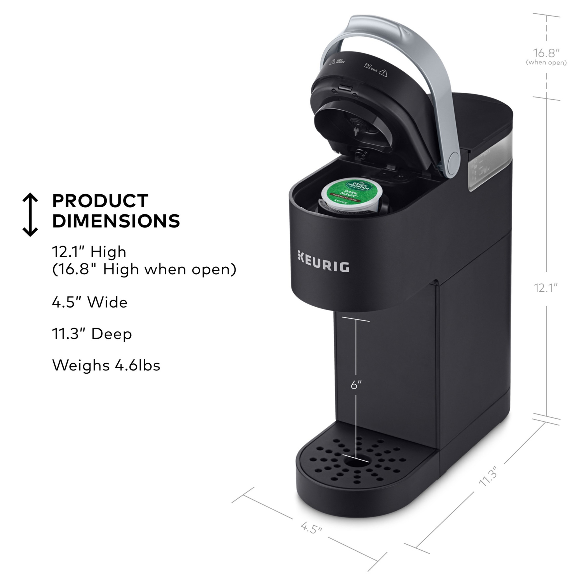 Keurig K-Mini Single Serve Coffee Maker, Black photo 8