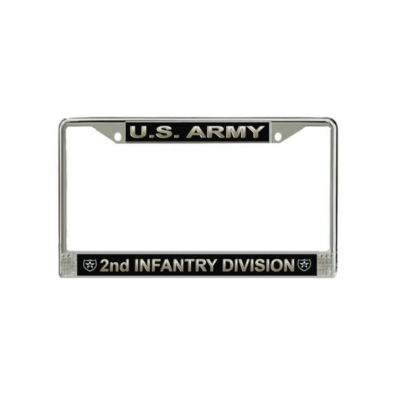U.S. Army 2nd Infantry Division License Plate Frame