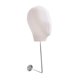 thumbnail image 5 of Cabeza de maniquí profesional portátil multiusos circunferencia de la cabeza 52,5 cm sombrero Blanco, 5 of 9