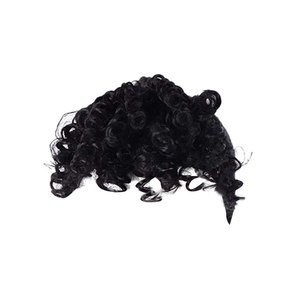 Curly Fringe Clips In With High Temperature Fiber Hairpieces Natural Black Loose Wave Synthetic Hair Extensions