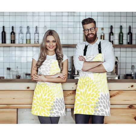 

QING SUN Apron Home Kitchen Apron Bib Sleeveless Halterneck Apron Hand Wipe Available For Both Men And Women Cotton Material One Piece