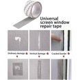 thumbnail image 2 of Mosquito Netting Repair Kit Rolls Mosquito Netting Repair Tape Scotch Mosquito Netting Patch Fiberglass Adhesive Tape for Mosquito Netting Repair 2m x 5cm Gray, 2 of 5