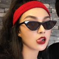 thumbnail image 2 of Women Sunglasses Eye-catching Solid Construction Plastic Fashionable Women Small Frame Sunglasses For Summer Qinhai, 2 of 3