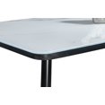 thumbnail image 4 of Comedor Max MOBILKRAFT 6 Sillas Rectangular Tubular Cristal Marmoleada Modelo Max Negro Estilo Contemporáneo, 4 of 4