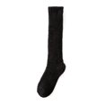 thumbnail image 2 of Womens Slouch Socks Women's Knee High Socks Solid Thicken Warm Home Sleeping Socks Mens Ankle Socks Black One Size, 2 of 3