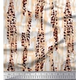 thumbnail image 2 of Soimoi Cotton Cambric Fabric Leopard Animal Skin Printed Fabric 1 Yard 42 Inch Wide, 2 of 3