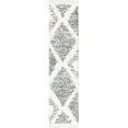 thumbnail image 2 of Rugs.com Serenity Shag Collection Rug – 8 Ft Runner White Shag Rug Perfect For Hallways, Entryways, 2 of 9