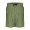 thumbnail image 4 of JIUKE Shorts for Men Summer Workout Drawstring Elastic Waisted Wide Leg Quick Dry Lightweight Running Shorts, 4 of 6