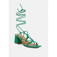 thumbnail image 2 of Provoked Lace Up Block Heeled Sandals, 2 of 11