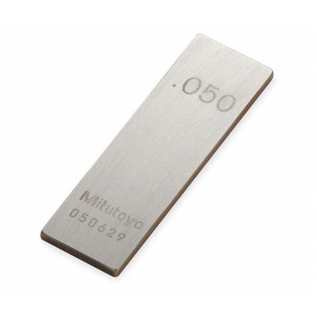 Mitutoyo 611105-531 0.05 in. Rectangular Steel ASME Grade 0 Gage Block